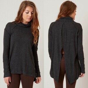 We The Free For Free People Charcoal Split Back Thermal Size Small